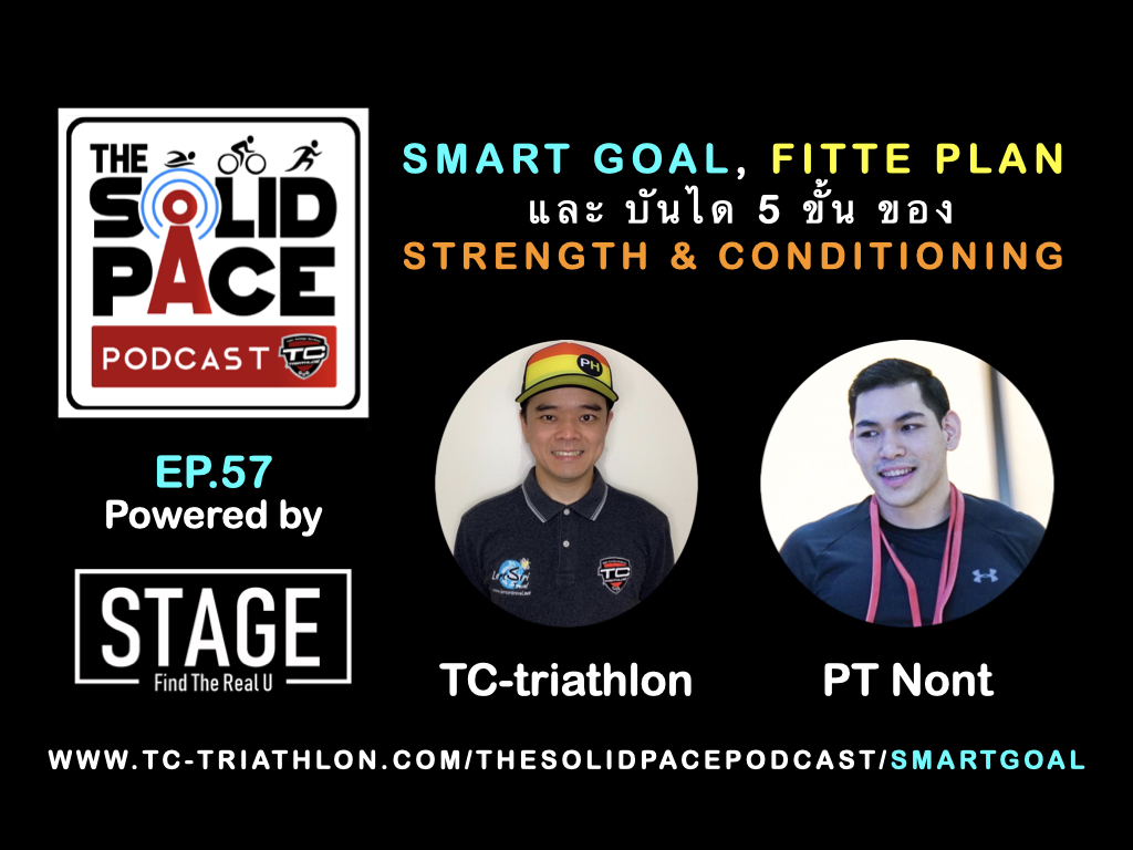 SMART Goal, Fitte Plan และ บันได 5 ขั้น ของ Strength & Conditioning  by TCtriathlon & PT Nont